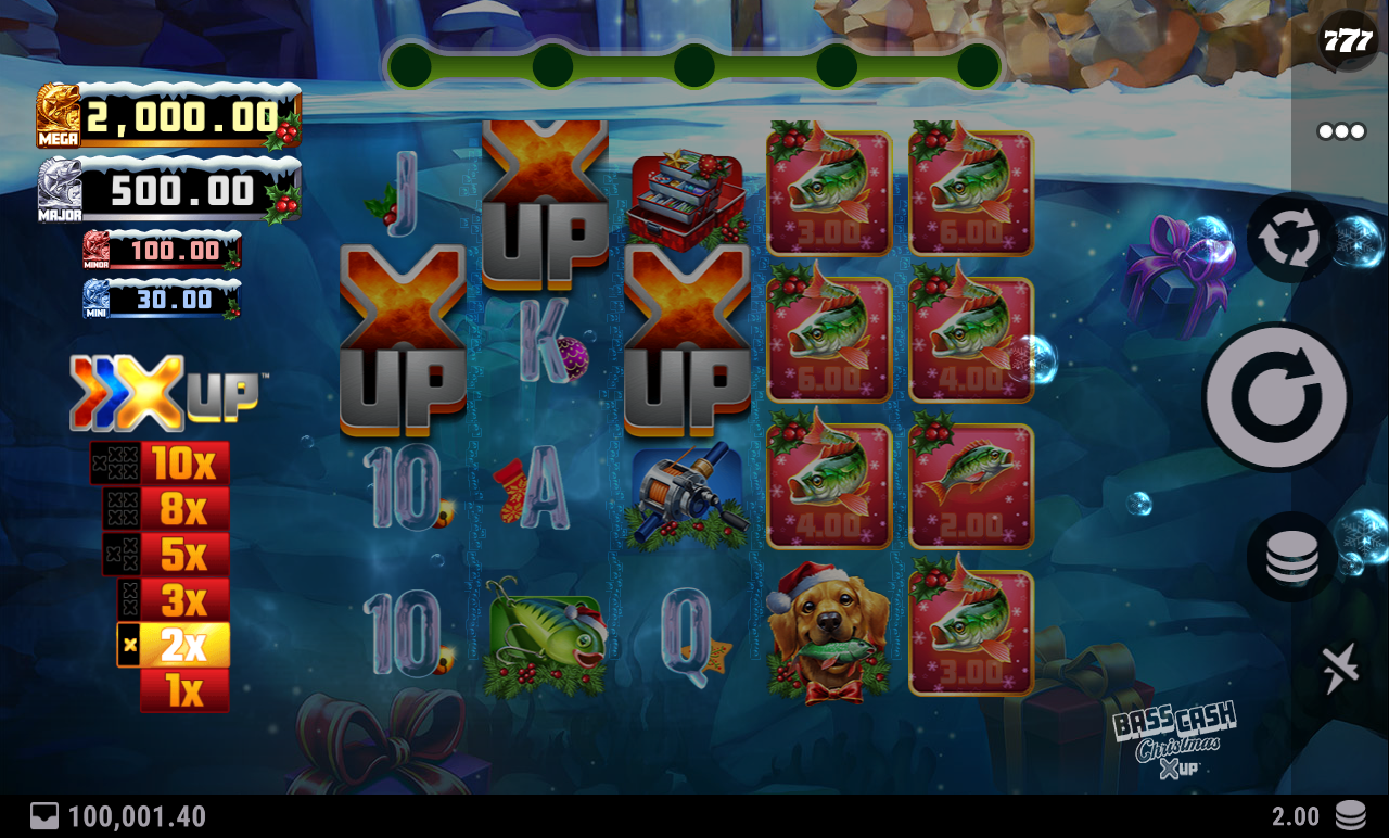 Bass Cash Christmas X UP gameplay