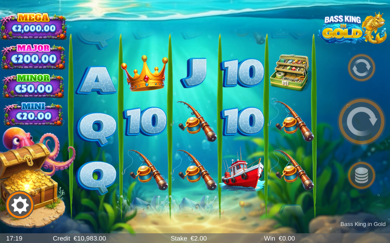 Bass King in Gold gameplay