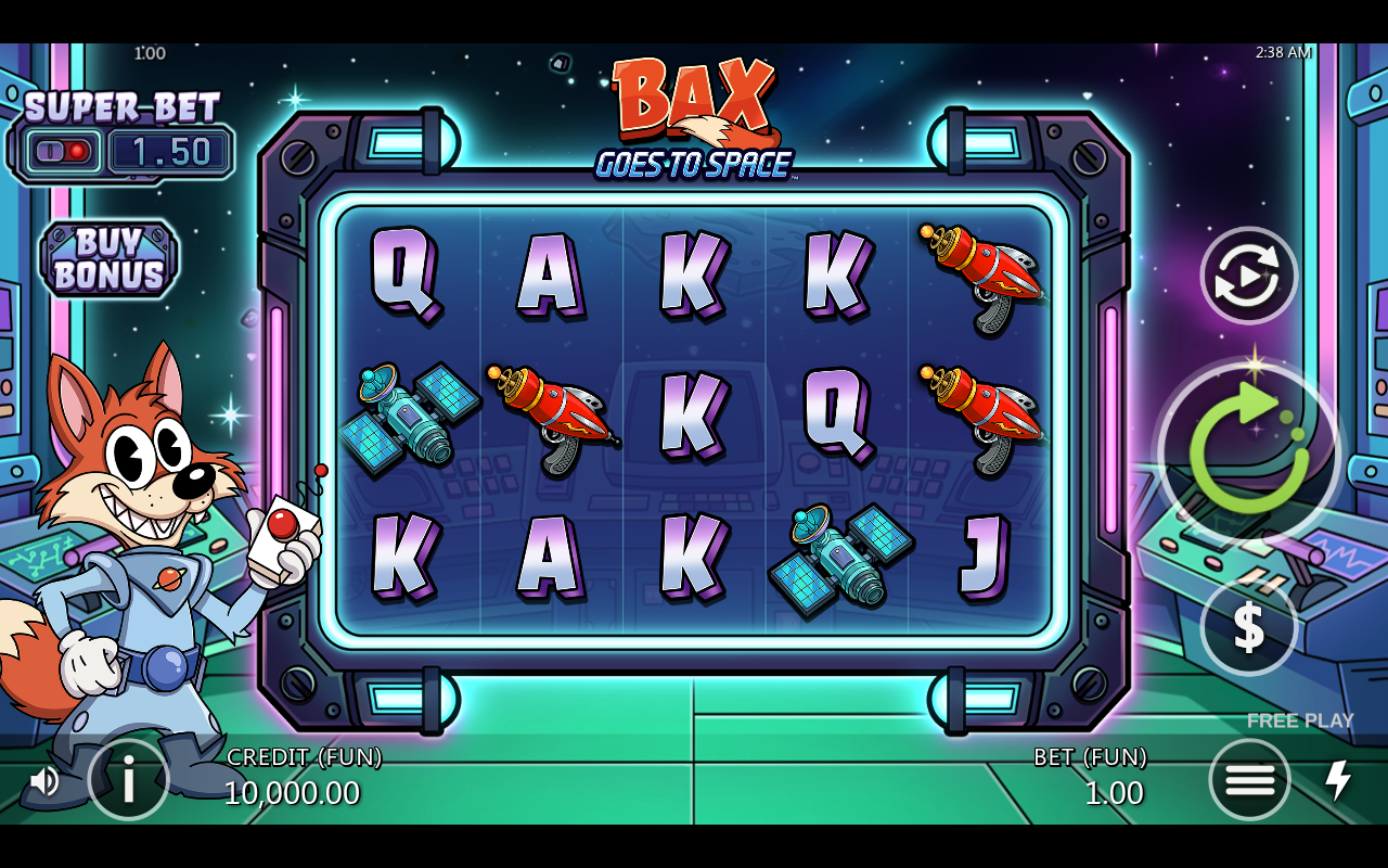 Bax Goes To Space base game