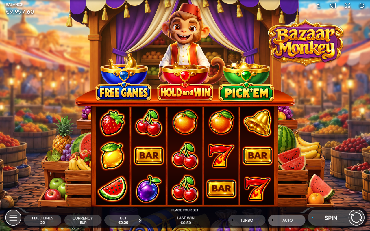 Bazaar Monkey gameplay