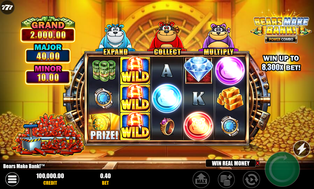 Bears Make Bank! Power Combo base game