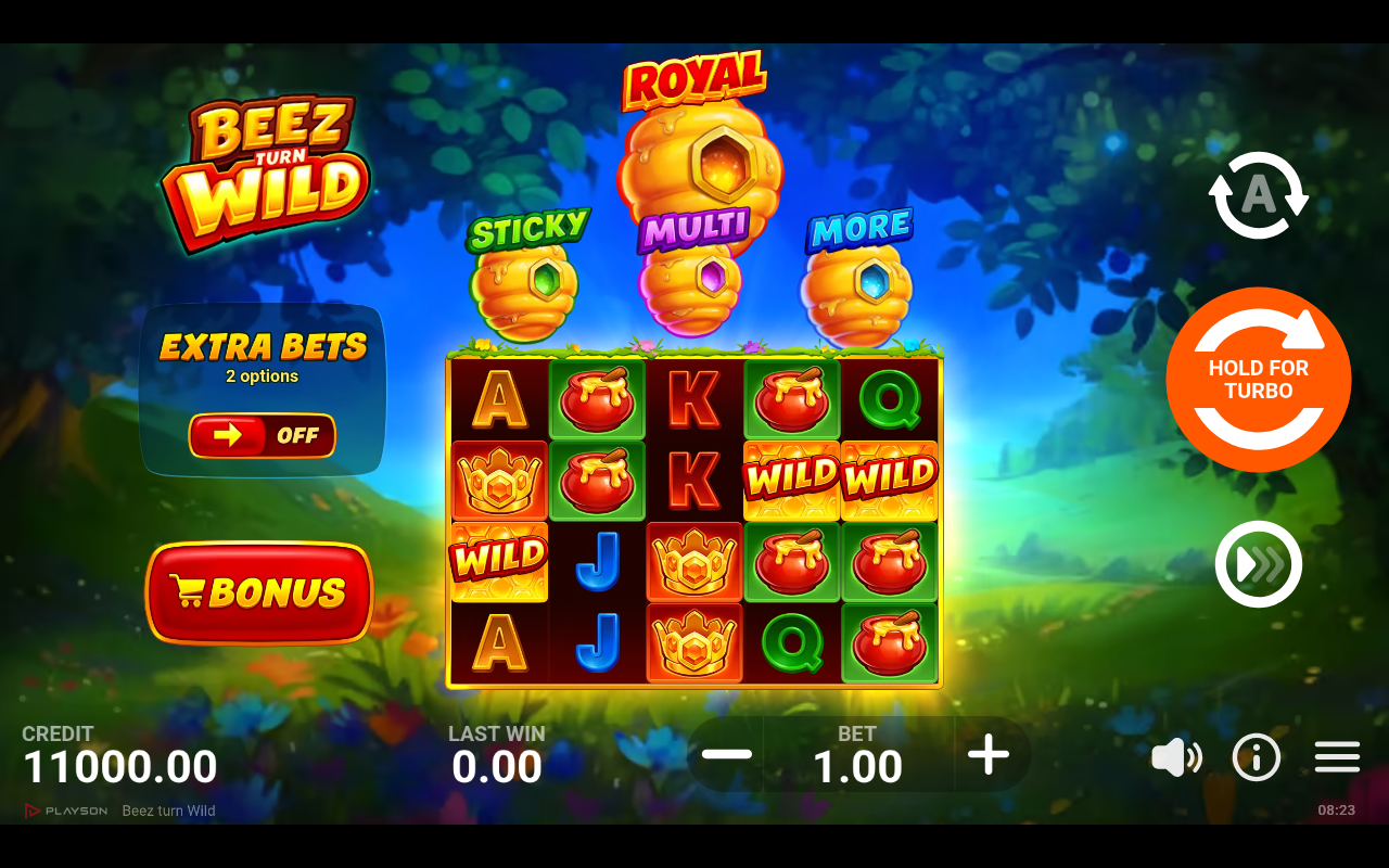 Beez Turn Wild base game
