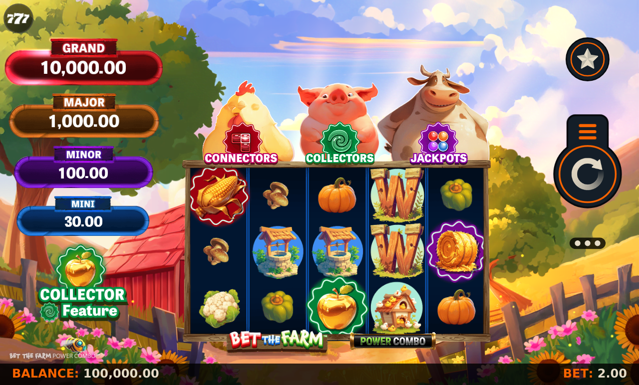 Bet the Farm Power Combo base game