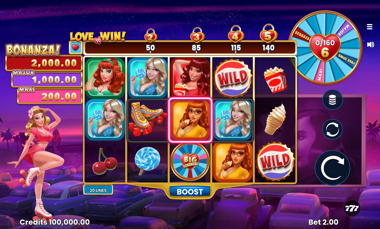 Betty's Big Bonanza base game