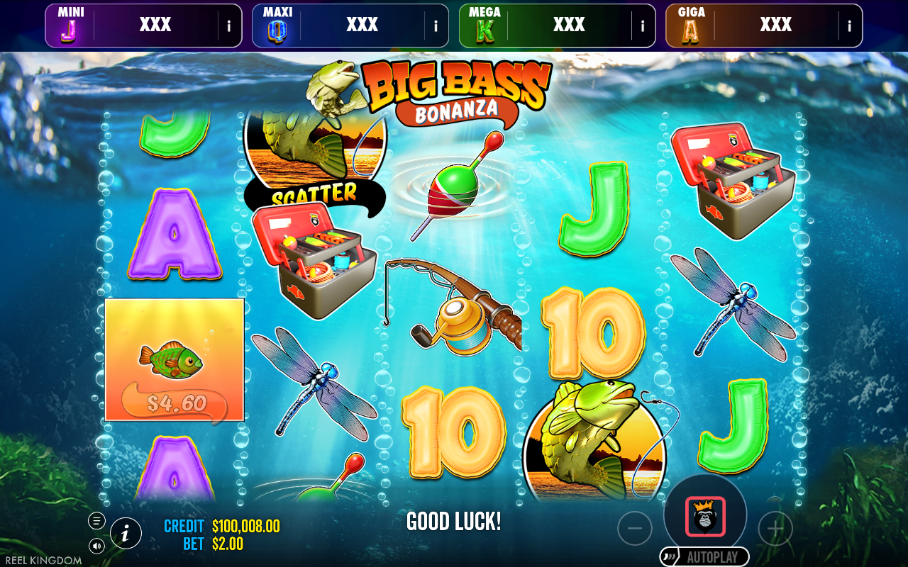 Big Bass Bonanza - Oranje Jackpot gameplay