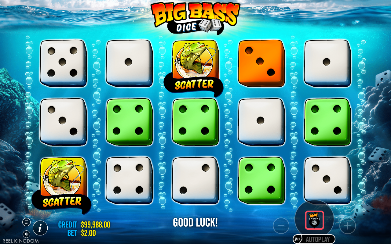 Big Bass Dice free spins gameplay