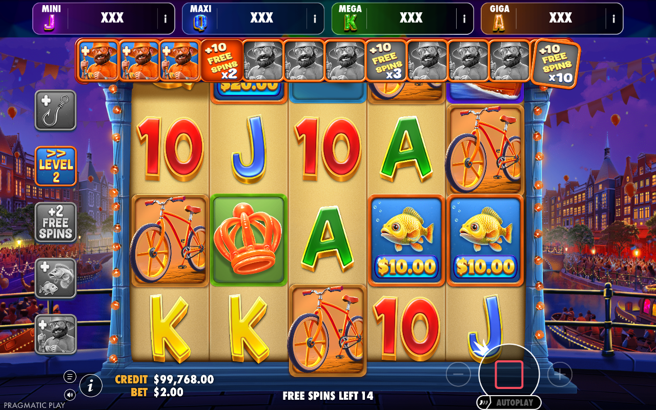Big Bass Oranje Gekte - Oranje Jackpot bonus round