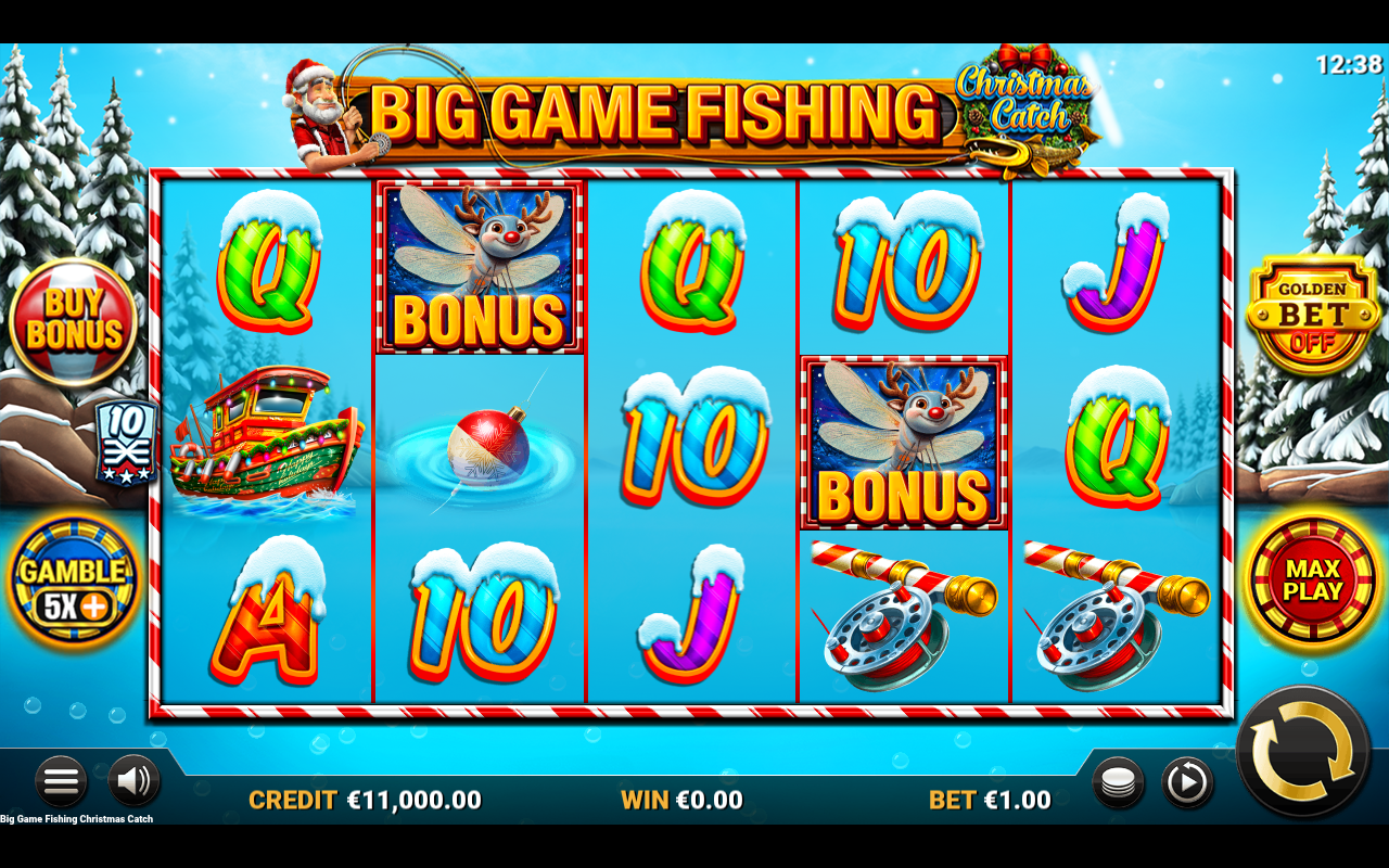 Big Game Fishing Christmas Catch base game