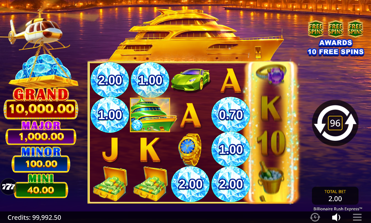 Billionaire Rush Express gameplay