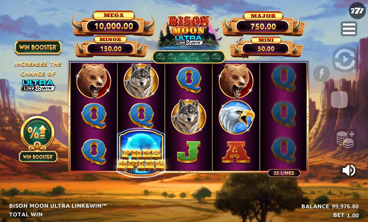 Bison Moon Ultra Link&Win free spins