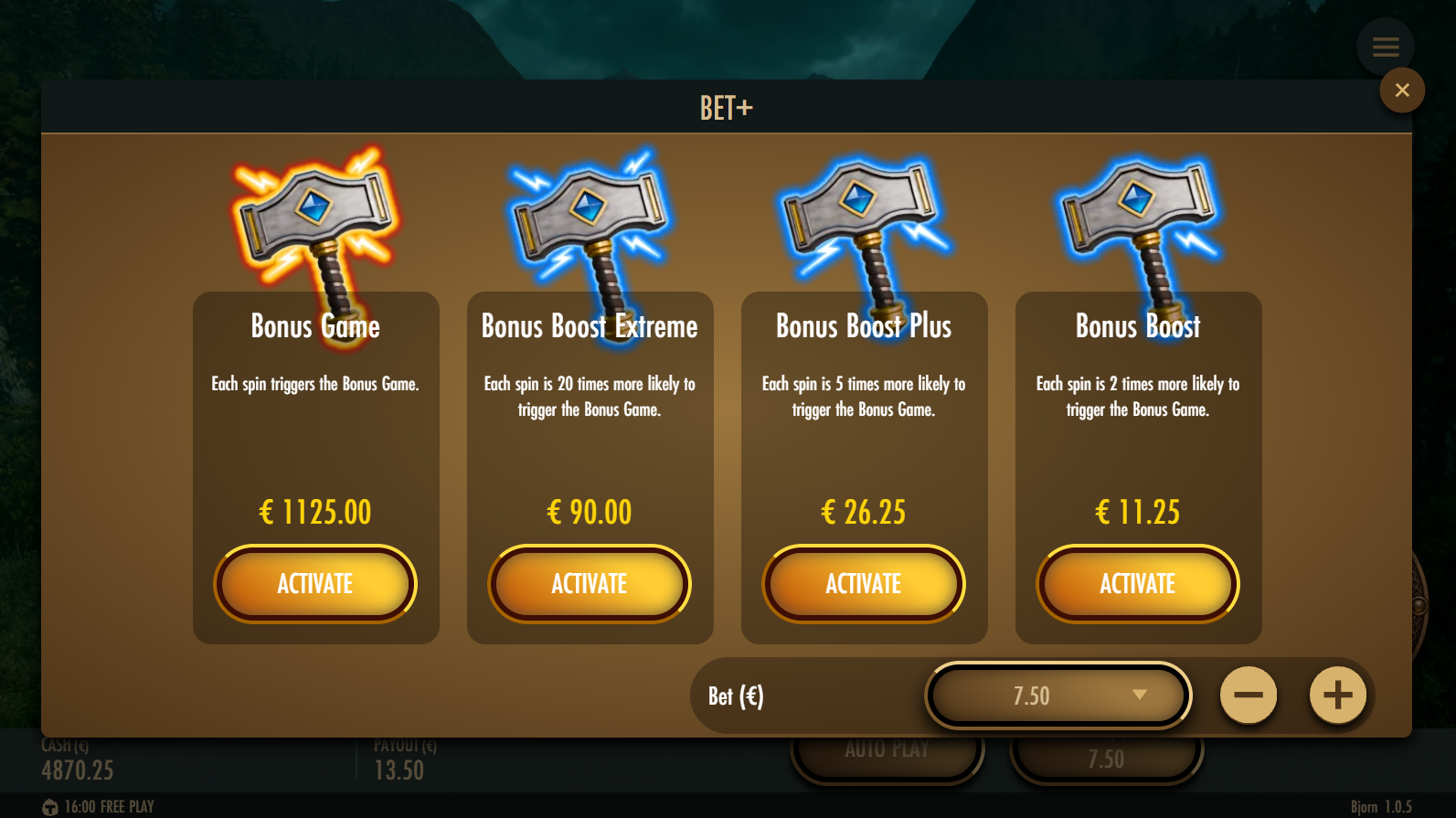 Bjorn BET+ buy options