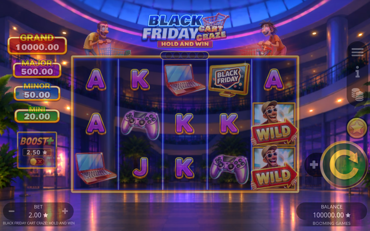Black Friday Cart Craze: Hold and Win base game