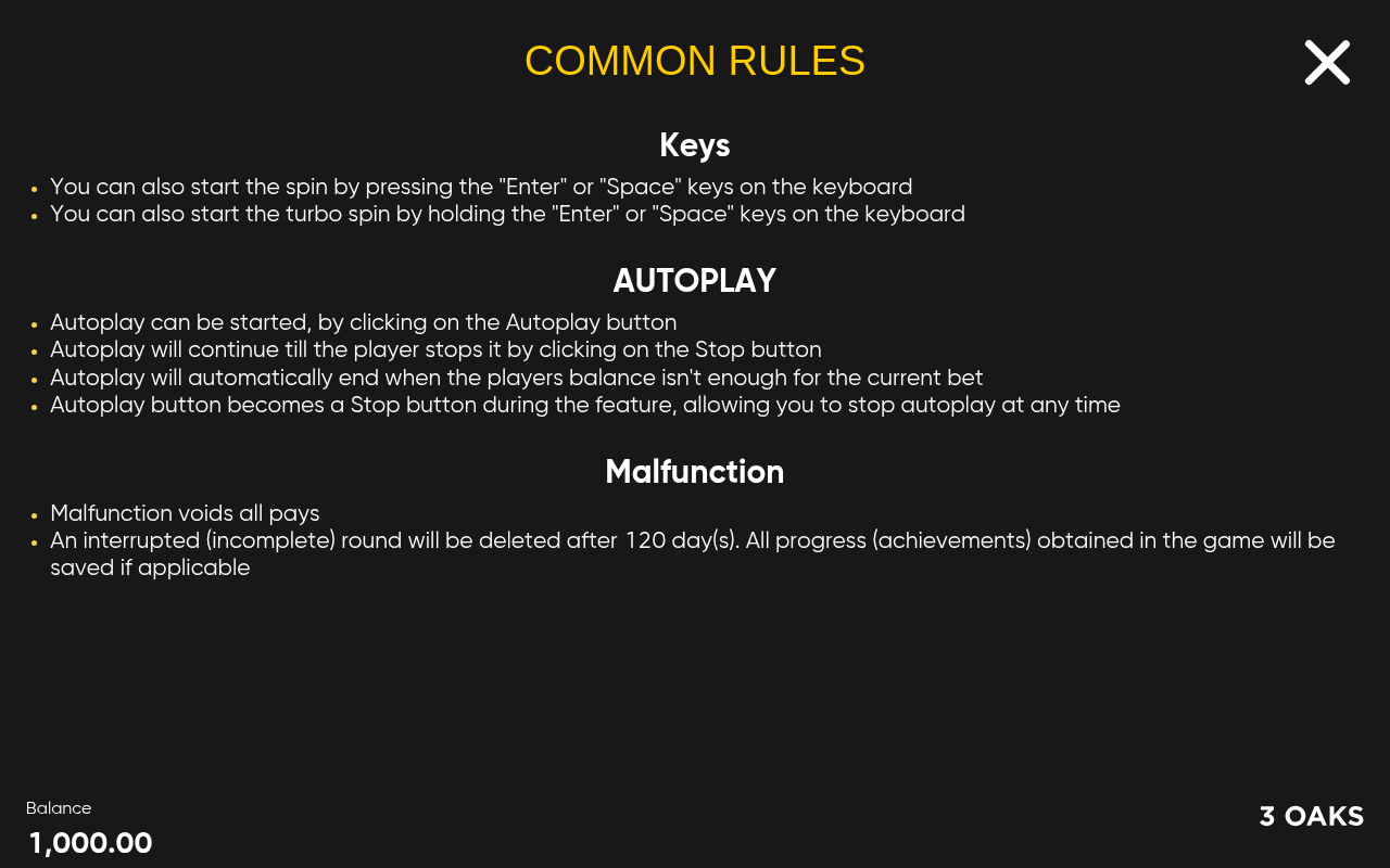 Black Wolf information screen