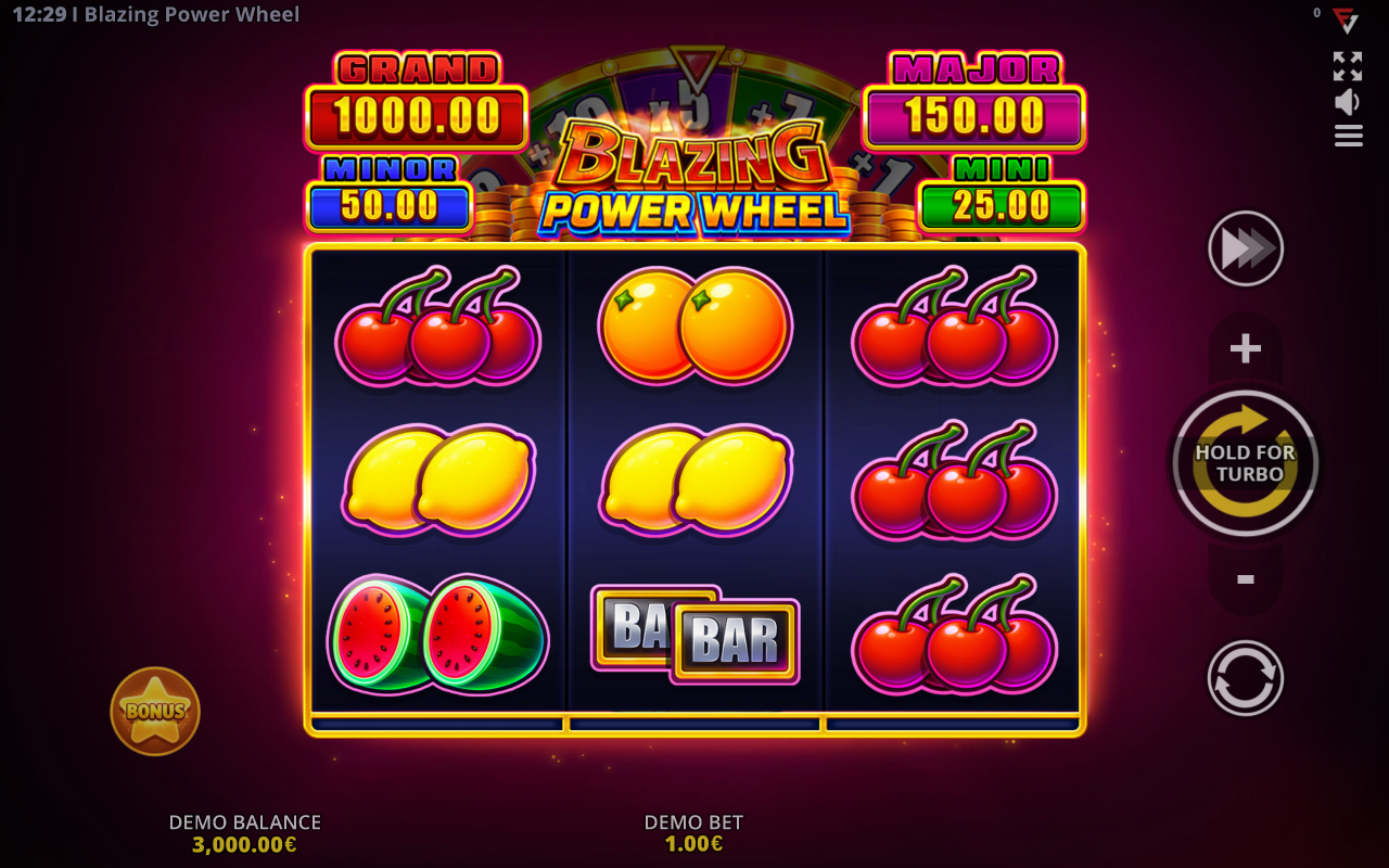 Blazing Power Wheel base game