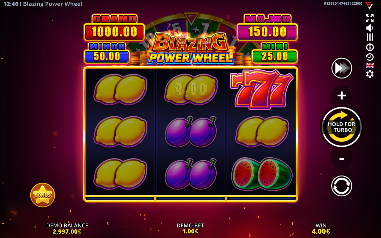 Blazing Power Wheel gameplay