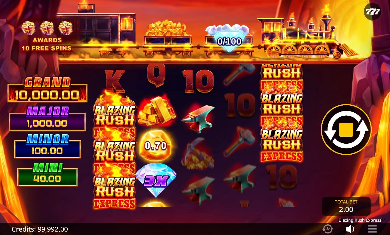 Blazing Rush Express gameplay