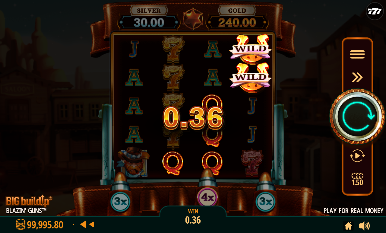 Blazin' Guns gameplay