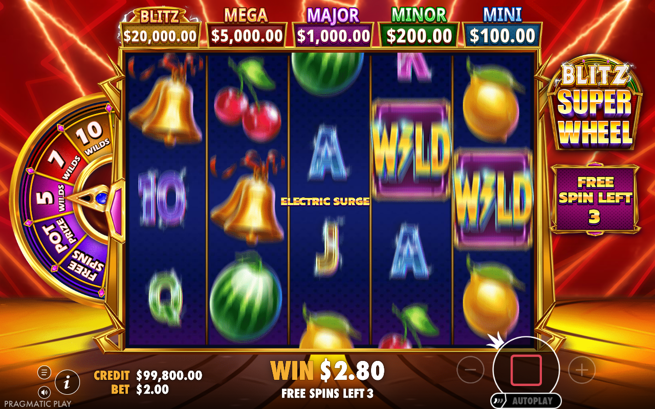 Blitz Super Wheel bonus round