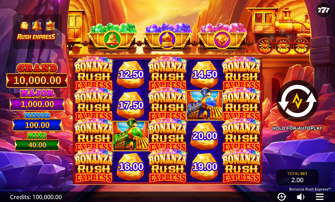 Bonanza Rush Express base game