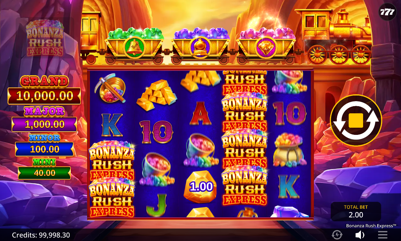 Bonanza Rush Express gameplay