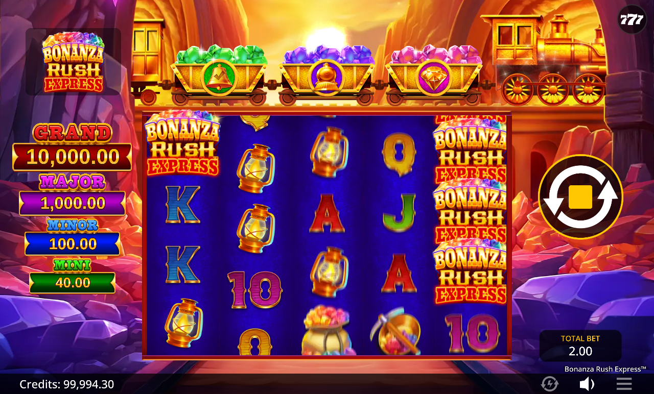 Bonanza Rush Express gameplay