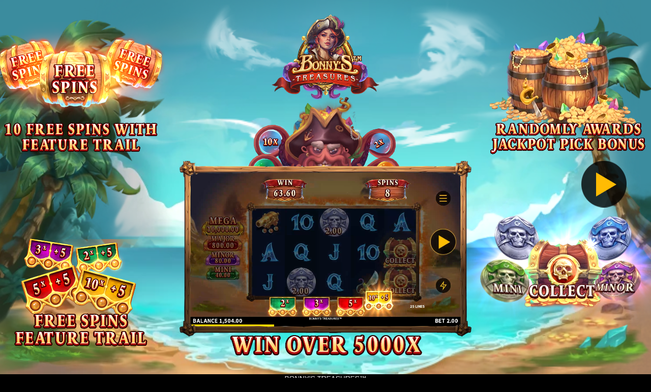 Bonny's Treasures gameplay