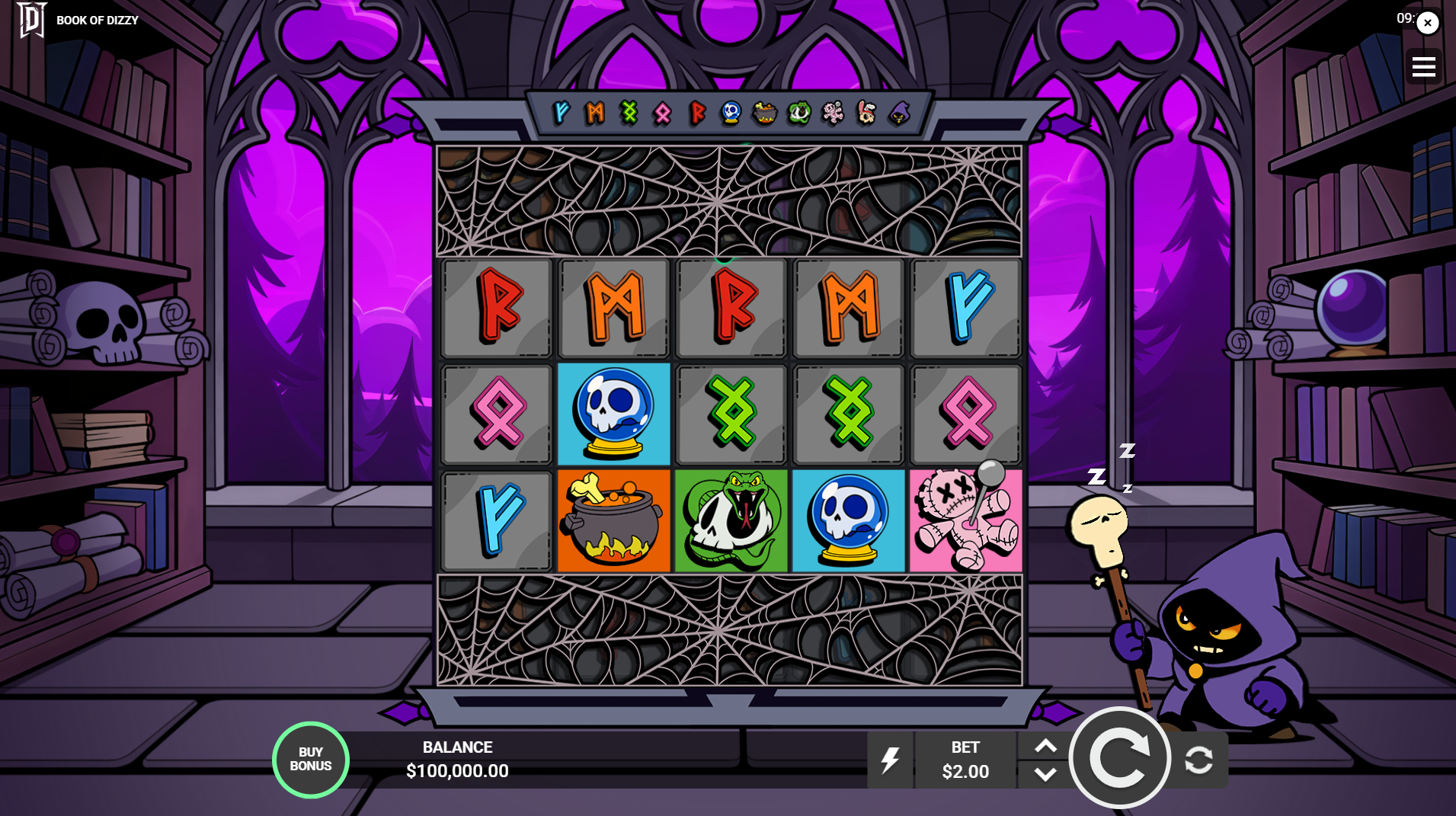 Book of Dizzy base game play