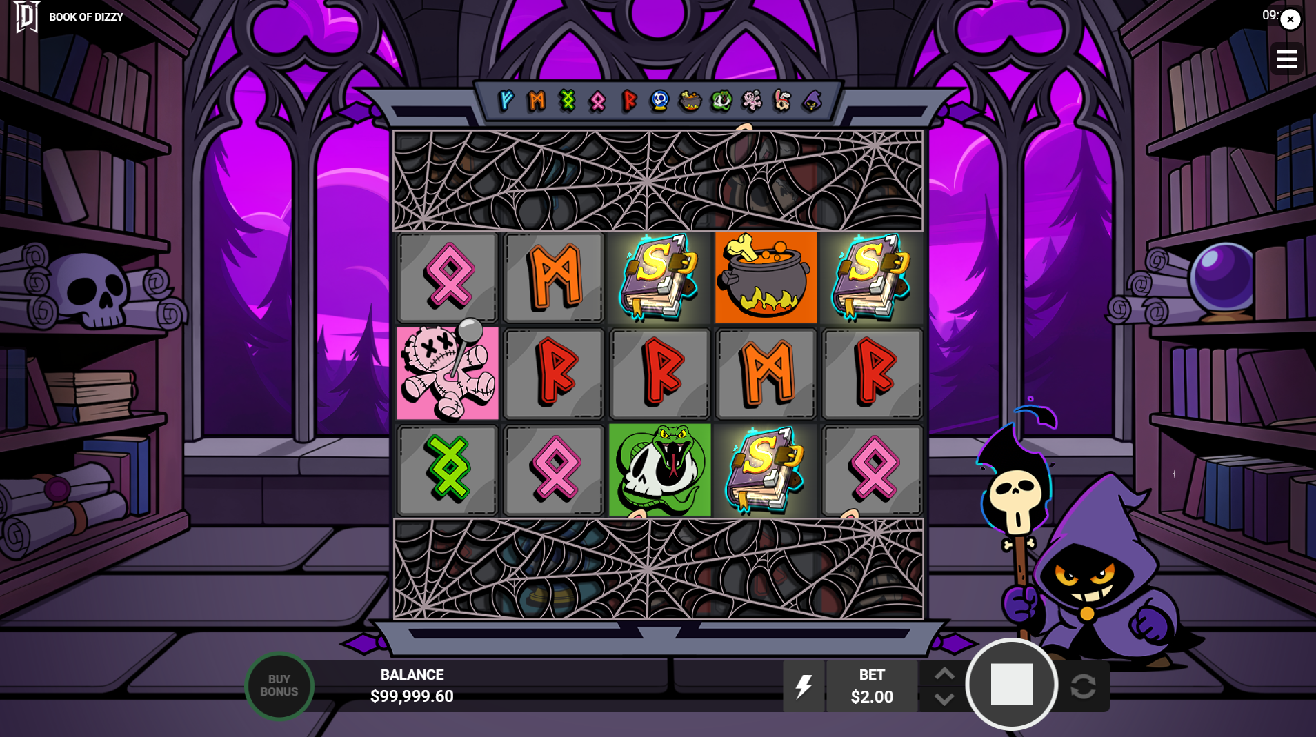 Book of Dizzy Free Spins trigger
