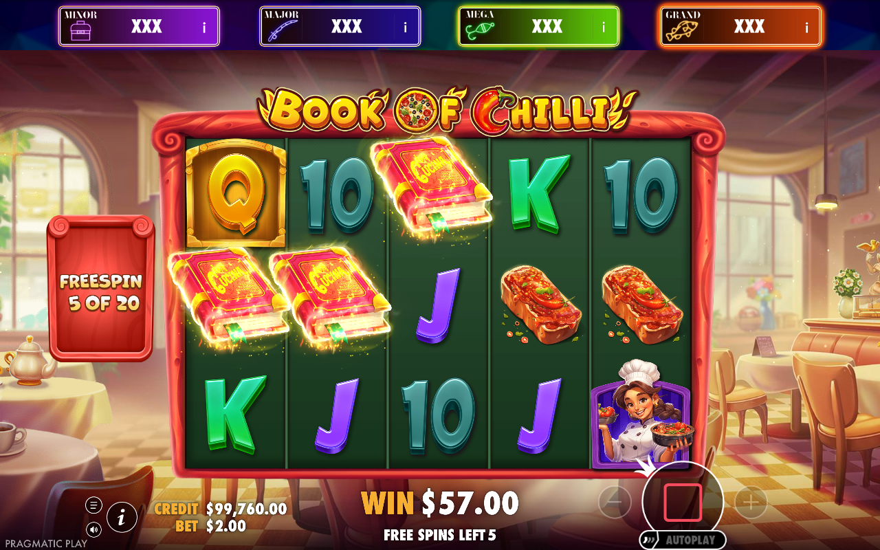 Book of Chilli - Big Bass Jackpot Bonanza bonus round
