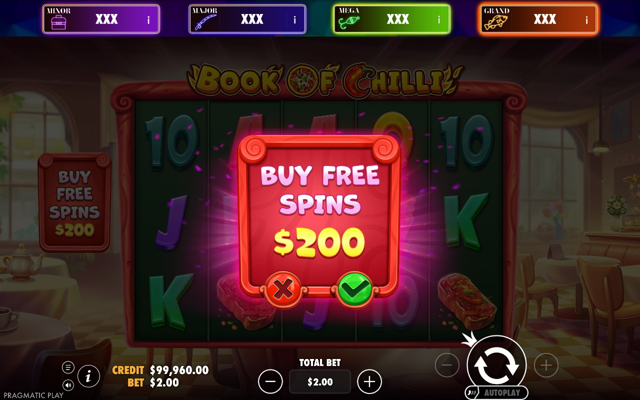 Book of Chilli - Big Bass Jackpot Bonanza bonus buy