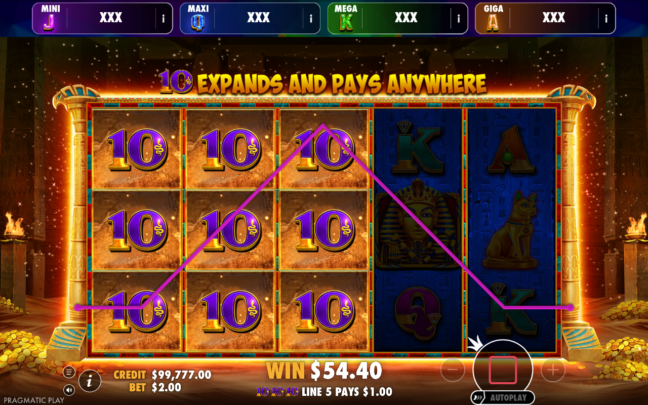 Book of Tut - Oranje Jackpot bonus round