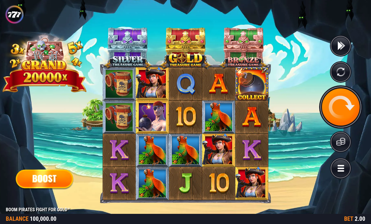 BOOM PIRATES FIGHT FOR GOLD base game