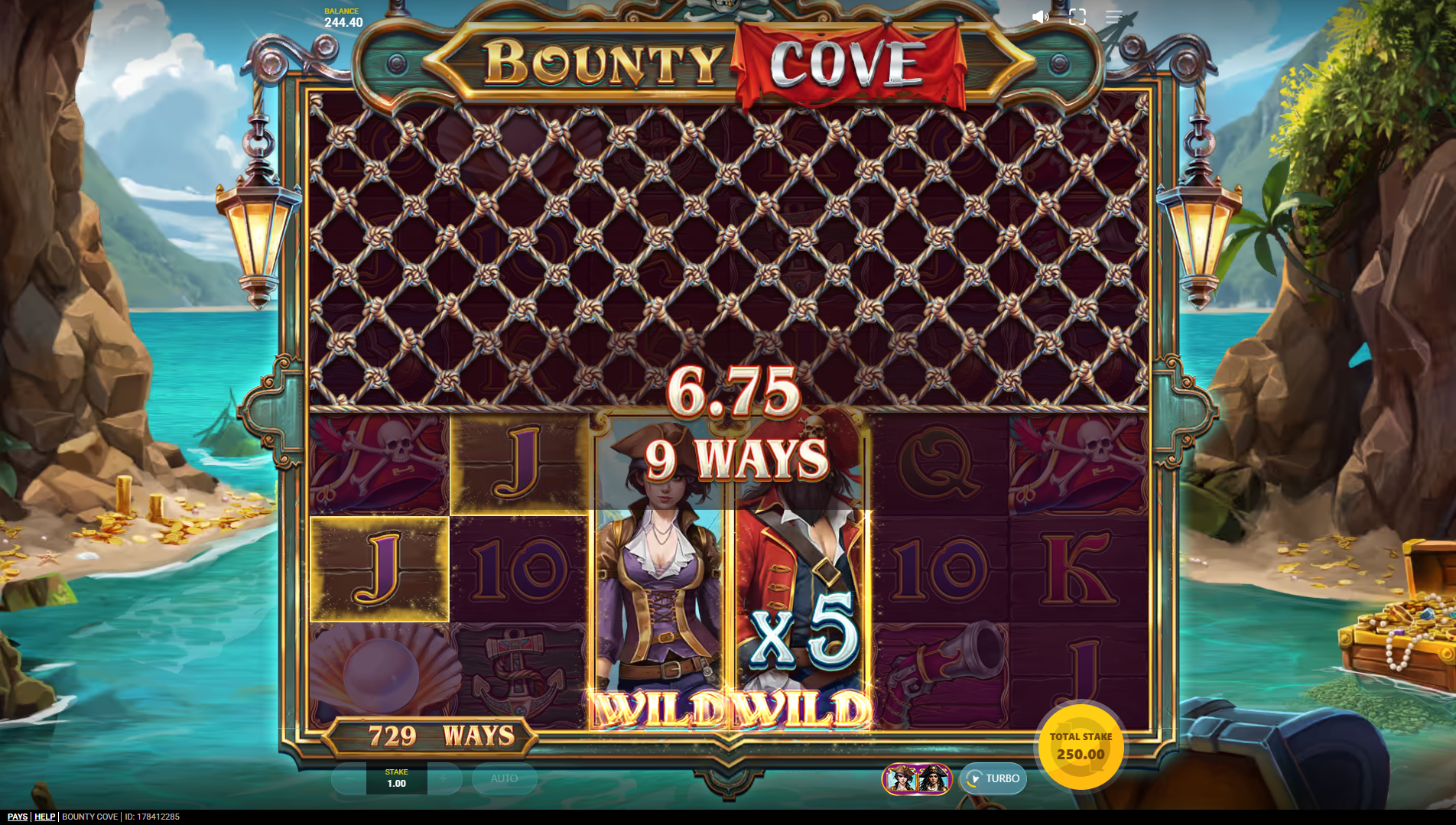 Bounty Cove Expanding Pirate feature