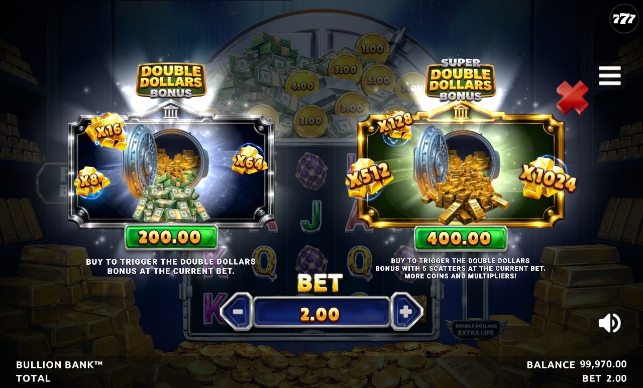 Bullion Bank bonus buy