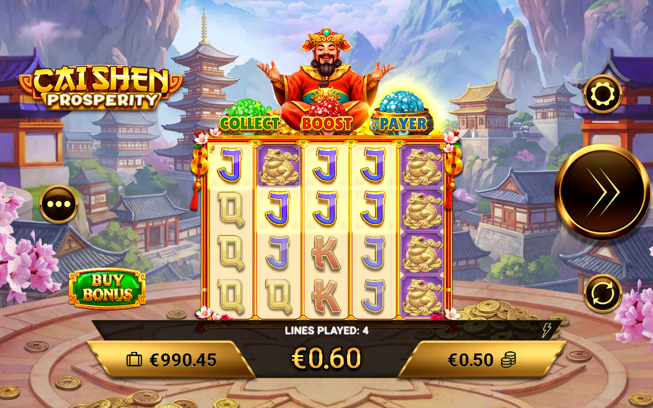 Cai Shen Prosperity gameplay