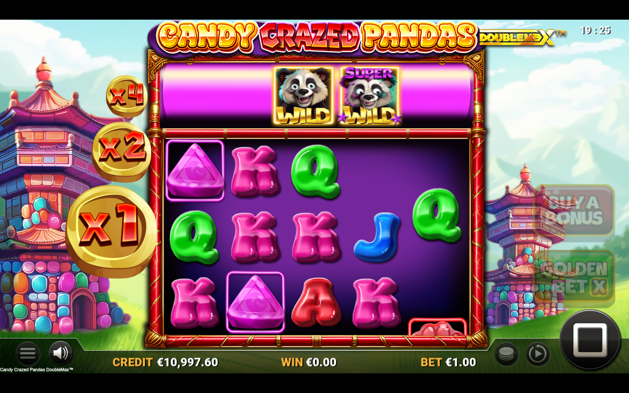 Candy Crazed Pandas DoubleMax gameplay