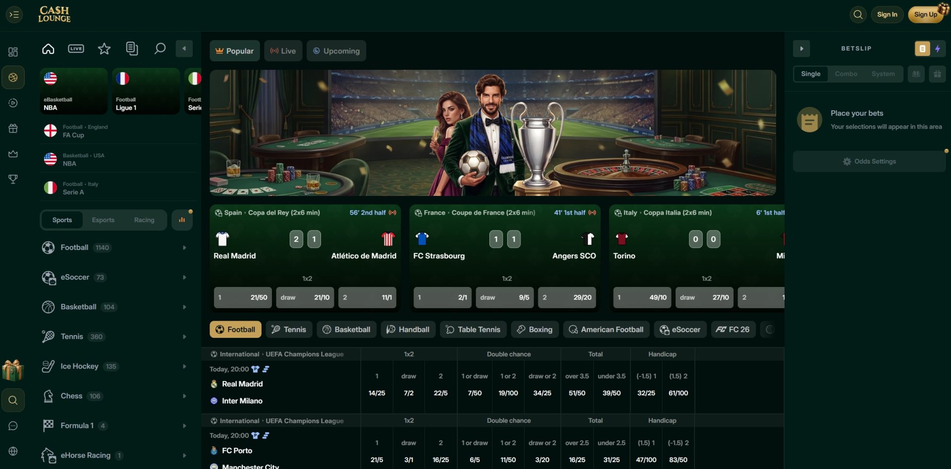 Cash Lounge Sportsbook