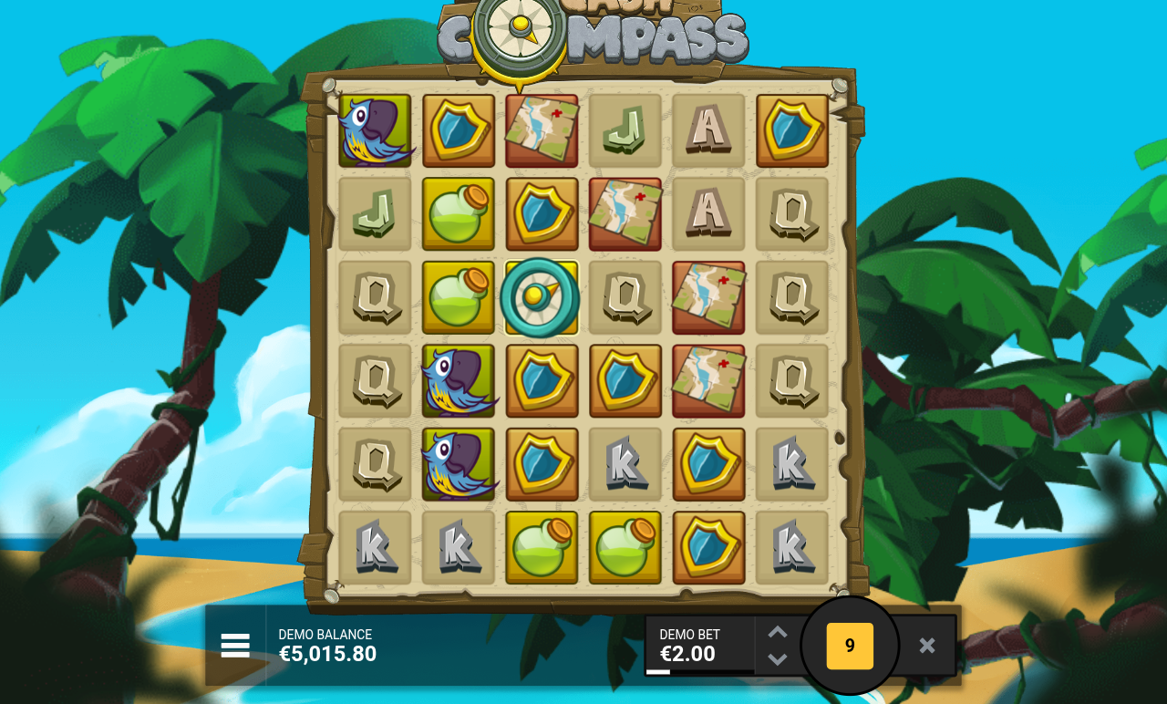 Cash Compass free spins gameplay