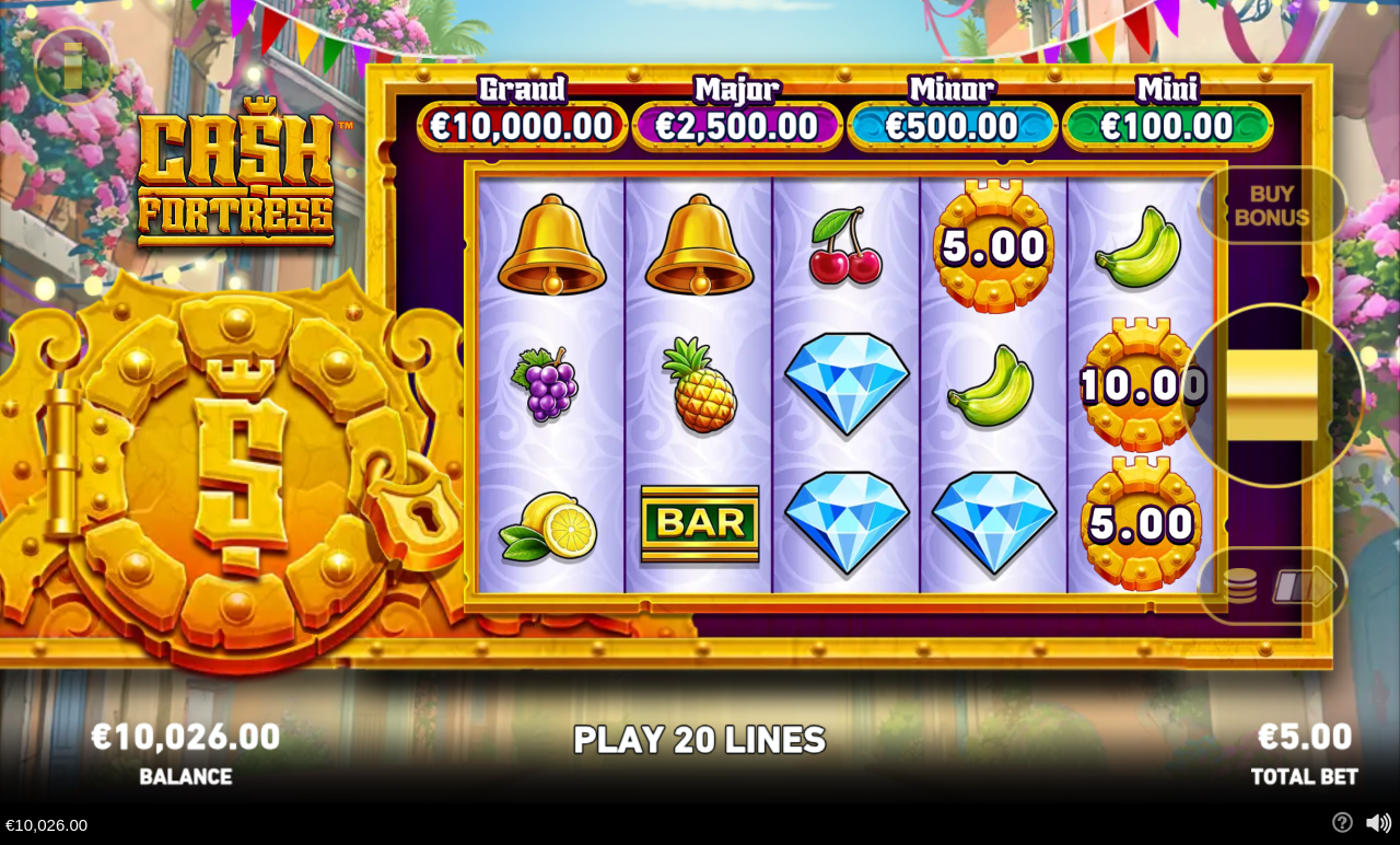 Cash Fortress gameplay