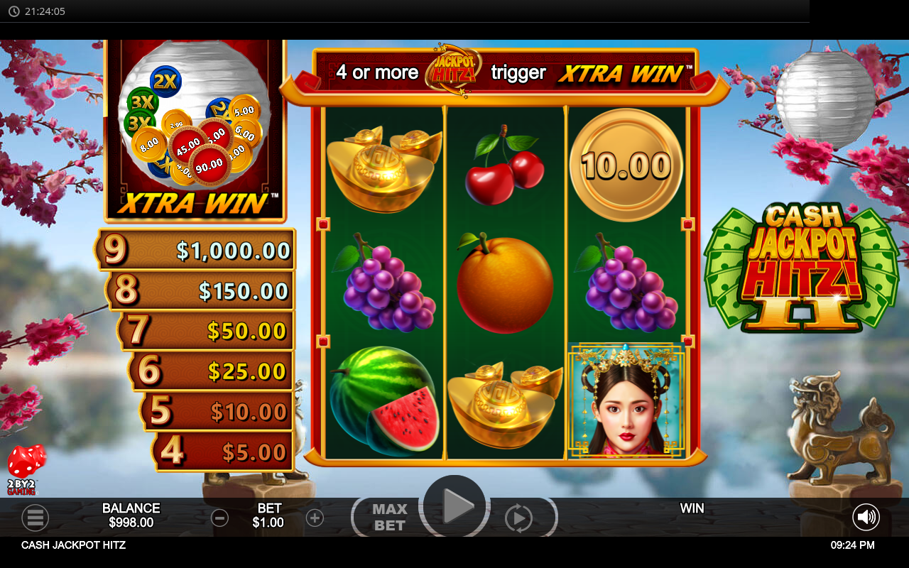 Cash Jackpot Hitz 2 gameplay