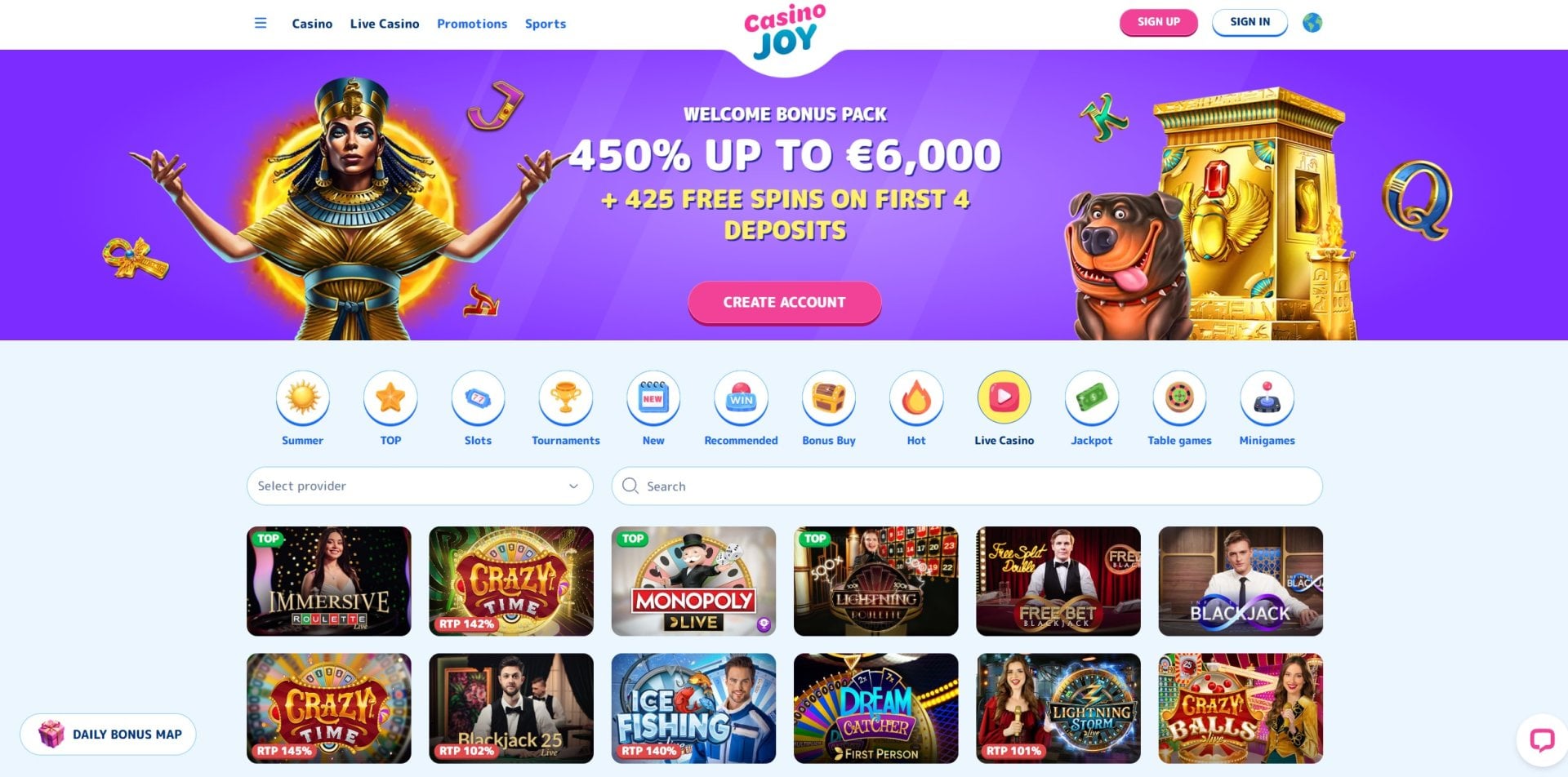 Casino Joy Live Casino