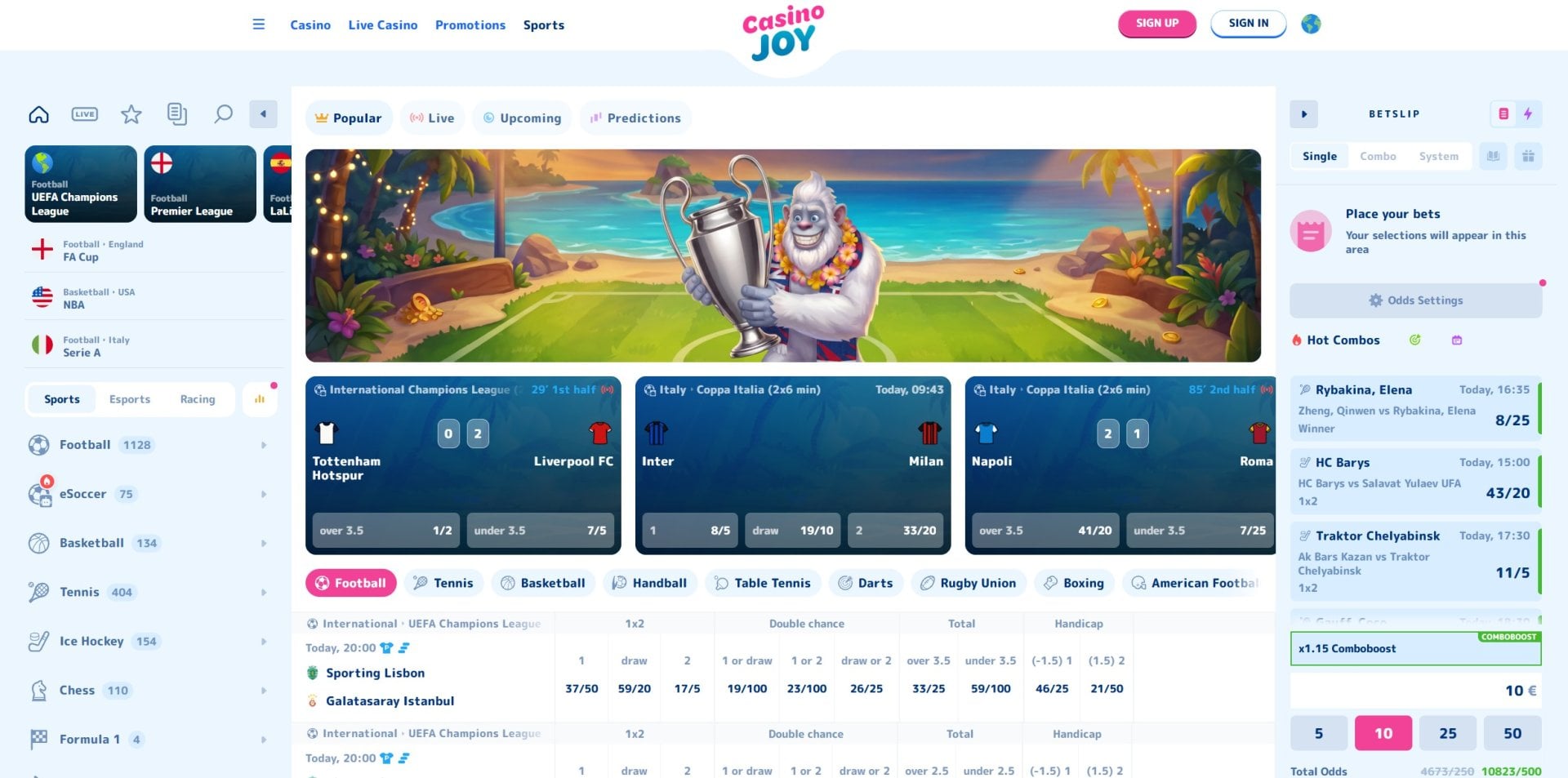 Casino Joy Sportsbook