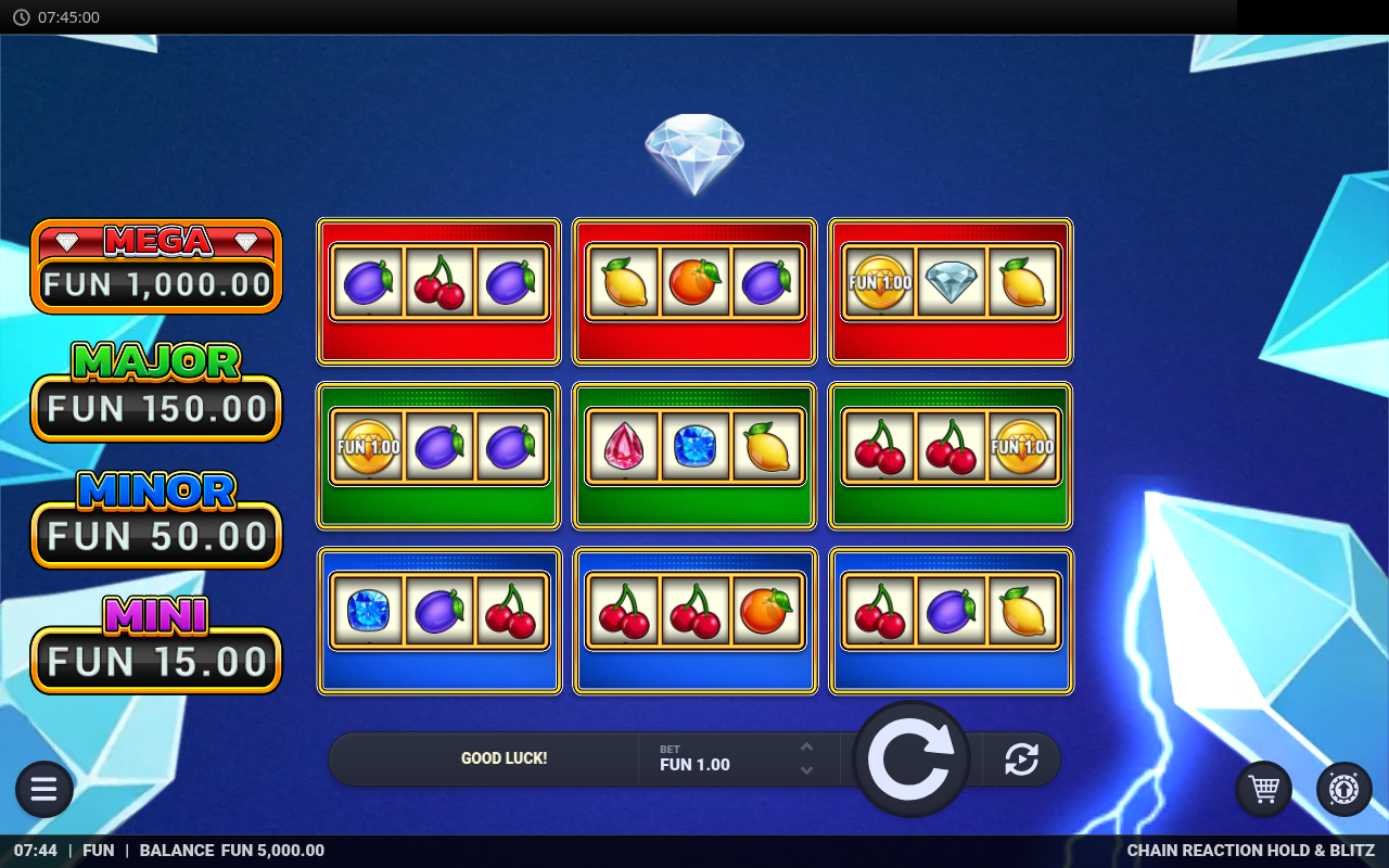 Chain Reaction Hold & Blitz base game