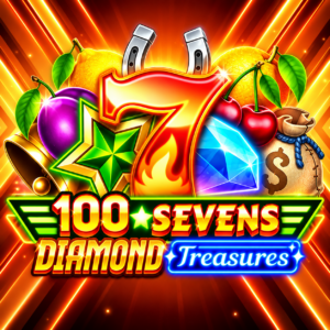 100 Sevens Diamond Treasures slot artwork