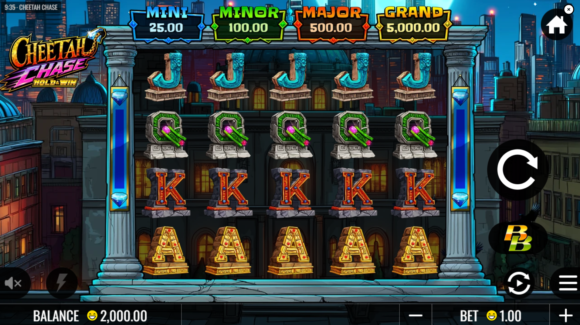 Cheetah Chase base game play