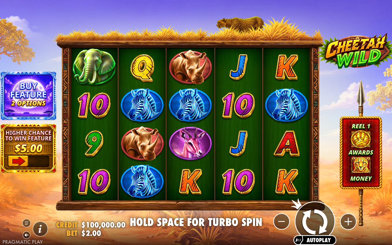 Cheetah Wild base game