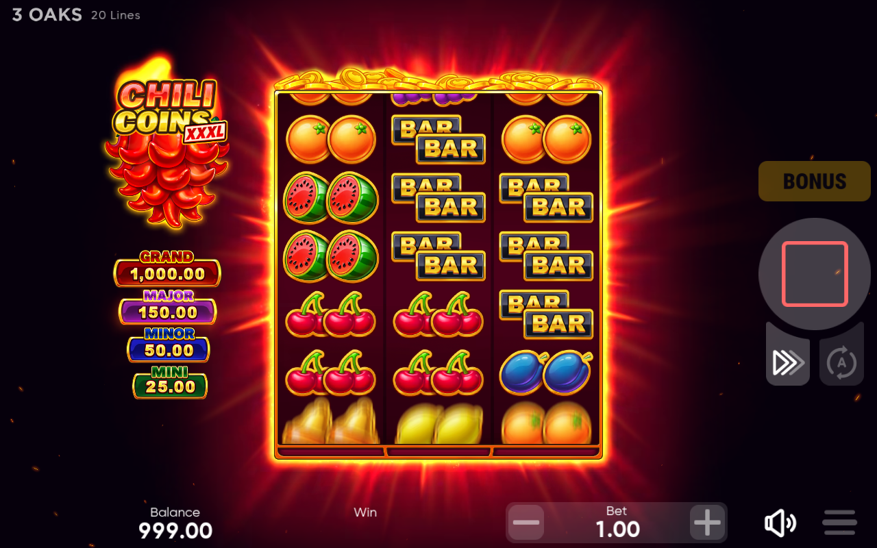 Chili Coins XXXL gameplay