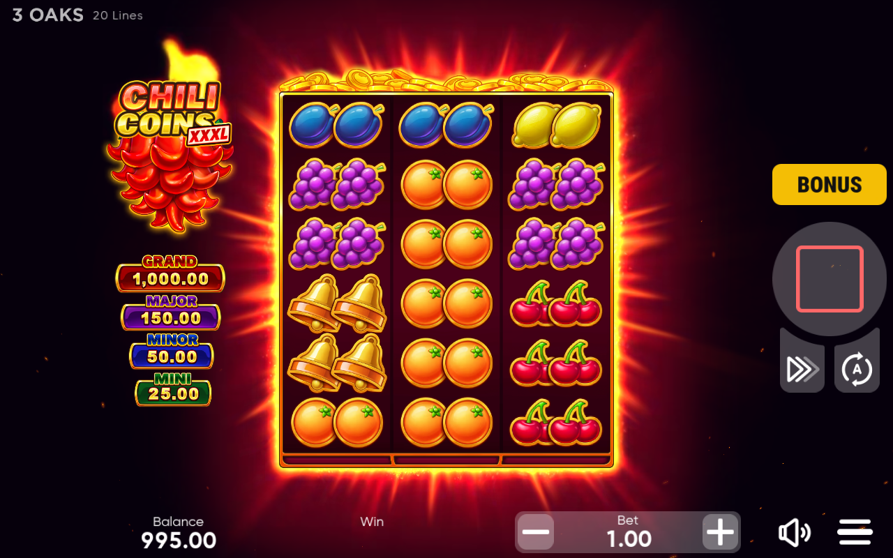 Chili Coins XXXL gameplay