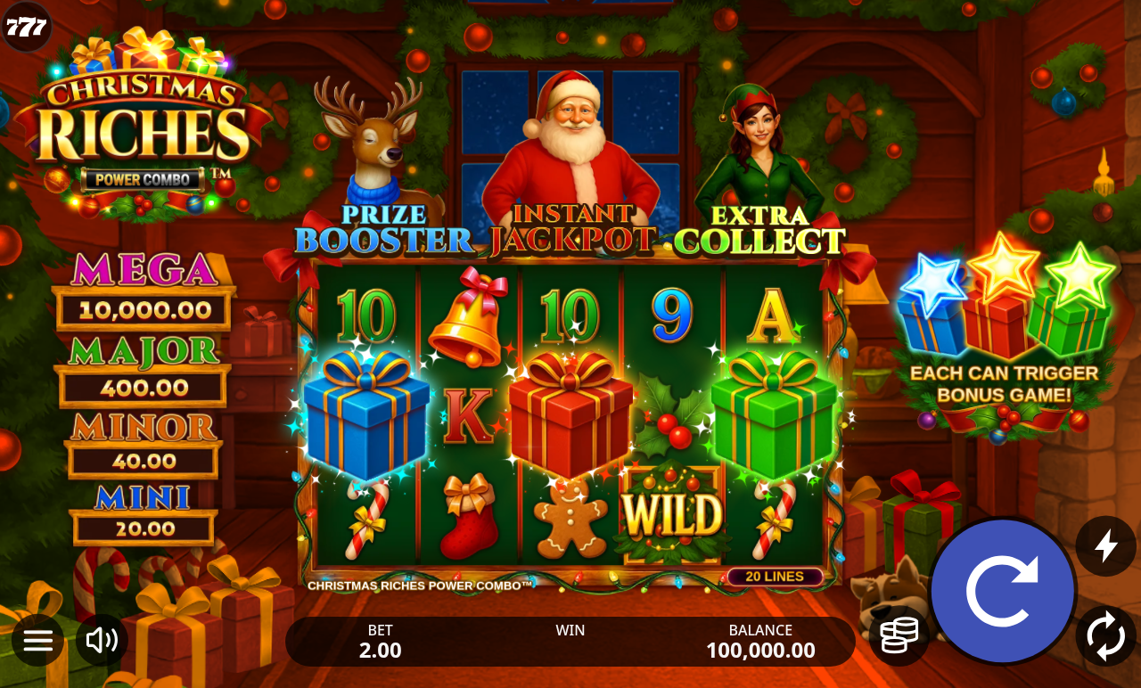 Christmas Riches Power Combo base game