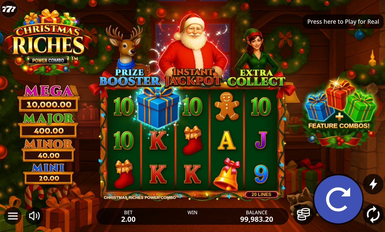 Christmas Riches Power Combo gameplay